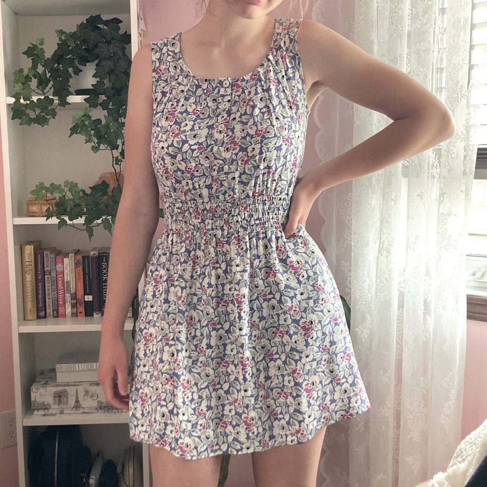 Floral Summer Mini Dress Size S